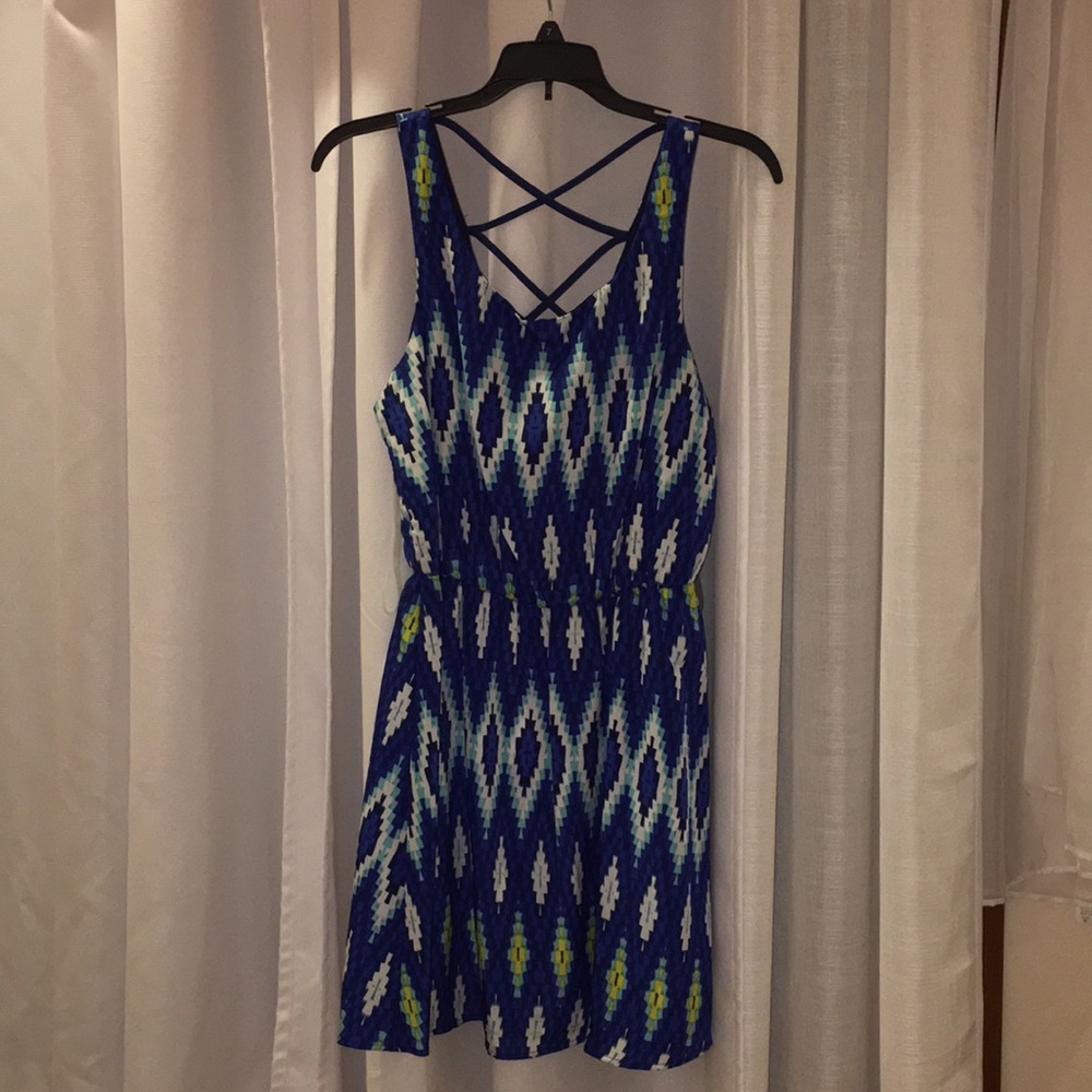 Patterned Juniors Dress